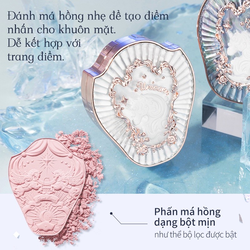 Ảnh Phấn má hồng FLOWER KNOWS trang điểm tự nhiên 3 màu tùy chọn cao cấp 5g 4