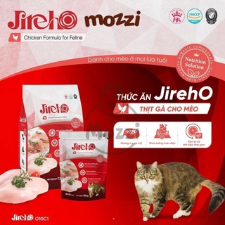 Thức ăn hạt cho mèo JirehO Hàn Quốc vị Thịt gà Cá ngừ