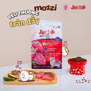 Thức ăn hạt cho mèo JirehO Hàn Quốc vị Thịt gà Cá ngừ