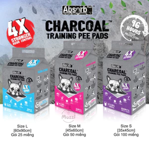 Tã lót chuồng chó mèo Absorb Plus than hoạt tính 96h của Mỹ