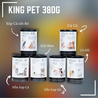 Pate cho chó mèo King’s Pet Lon 380gr