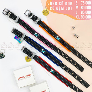 Vòng cổ Dog có đệm lót mềm cho chó mèo