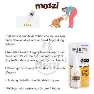 Dung dịch hướng dẫn đi vệ sinh đúng chỗ Forcans Hàn Quốc Chai 80ml cho chó
