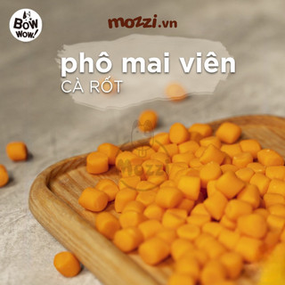 Snack cho chó Phô mai viên cà rốt Bowwow 100gr