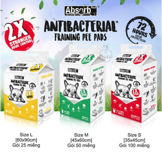 Tã lót chuồng chó mèo Absorb Plus trắng siêu thấm hút 72h của Mỹ