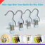 COmbo 2 Móc Kèm Kẹp Treo Quần Áo, Mũ, Nón, Tất Vớ Bằng Thép Không Rỉ - Móc Kẹp Đơn Treo Quần Áo, Mũ, Nón ,Tất, Vớ