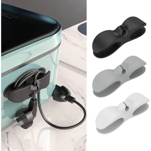 Dây Silicone Quấn Dây Cáp Sạc Tự Dính Đa Năng Cho Nhà Bếp Kẹp Cuốn Gọn Dây ĐiệnGiúp Gọn Gàng Các Thiết Bị Điện
