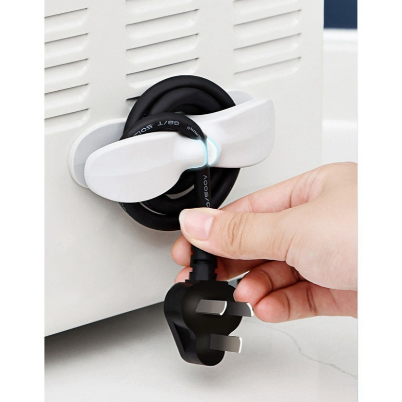 Dây Silicone Quấn Dây Cáp Sạc Tự Dính Đa Năng Cho Nhà Bếp Kẹp Cuốn Gọn Dây ĐiệnGiúp Gọn Gàng Các Thiết Bị Điện