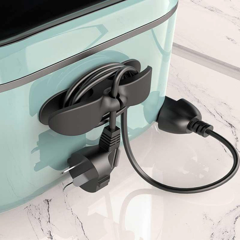Dây Silicone Quấn Dây Cáp Sạc Tự Dính Đa Năng Cho Nhà Bếp Kẹp Cuốn Gọn Dây ĐiệnGiúp Gọn Gàng Các Thiết Bị Điện