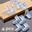 Combo 4 Miếng Bịt Góc Bàn, Bọc Cạnh Bàn Silicon Hình Mặt Cười Chống Va Đập - An Toàn Cho Bé Và Gia Đình