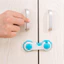 Mua 10 tặng 1 Combo 3 Khóa Chốt Cài Tủ Lạnh, Tủ Đồ, Ngăn Kéo Chống Kẹp Tay An Toàn Cho Bé