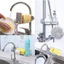 Khay Rổ Để Đồ Bồn Rửa Chén - Giá Kệ Kim Loại Đựng Giẻ Rửa Chén Gắn Vòi Rửa Bát OKSEP