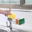 Khay Rổ Để Đồ Bồn Rửa Chén - Giá Kệ Kim Loại Đựng Giẻ Rửa Chén Gắn Vòi Rửa Bát OKSEP