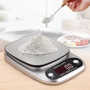 Cân Điện Tử Cân Nhà Bếp Ebalance Scale 3kg/1G Độ Chính Xác Cao Mặt Thép Không Gỉ Chống Nước