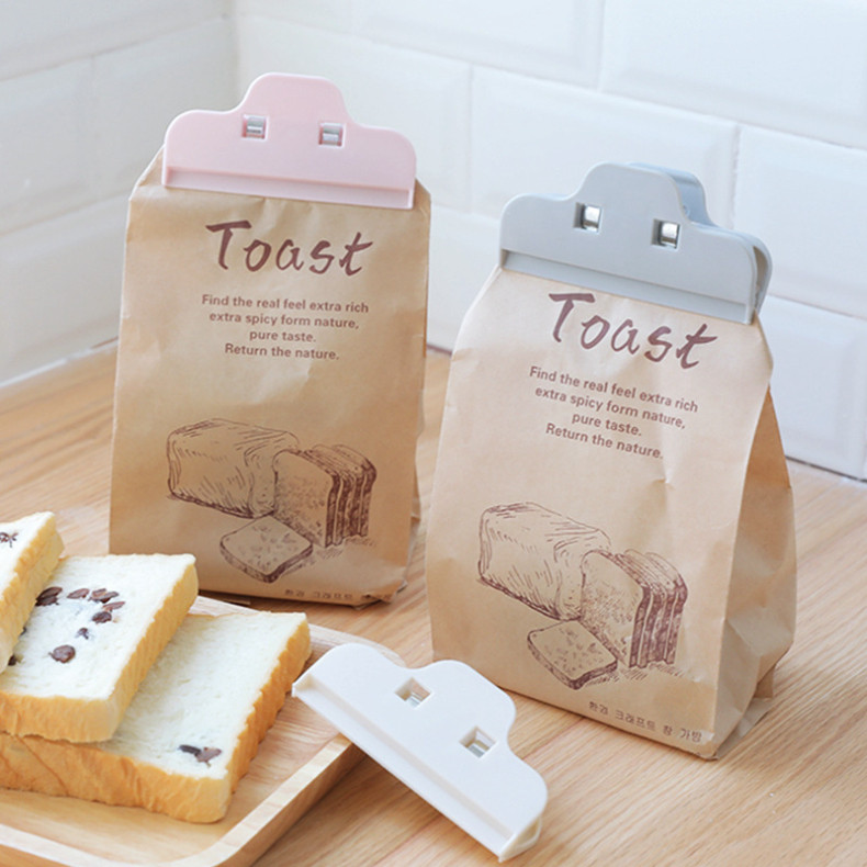Combo 2 Dụng Cụ Kẹp Miệng Túi Bảo Quản Thực Phẩm, Thức Ăn Dùng Dở - Kẹp Khóa Kín Gói Bánh, Đồ Ăn