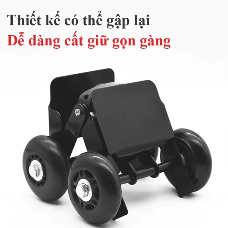 [Bản Nâng Cấp] Bánh Xe Cứu Hộ Xe Máy Bánh Xe Trợ Lực Đẩy Xe Máy Thủng Xăm, Thủng Lốp, Xì Hơi, Bể Bánh