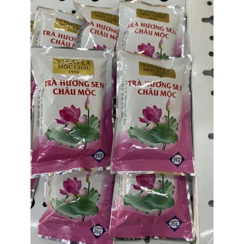 Trà hương sen Châu Mộc ( TRÀ HƯƠNG SEN CHÂU MỘC 1 HỘP 500gr/ 20gói x25gr/gói