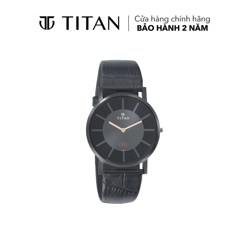 ng h Nam TITAN day da Edge Revamp 2 mau en 37 mm 1595NL01 Shopee Vi t Nam