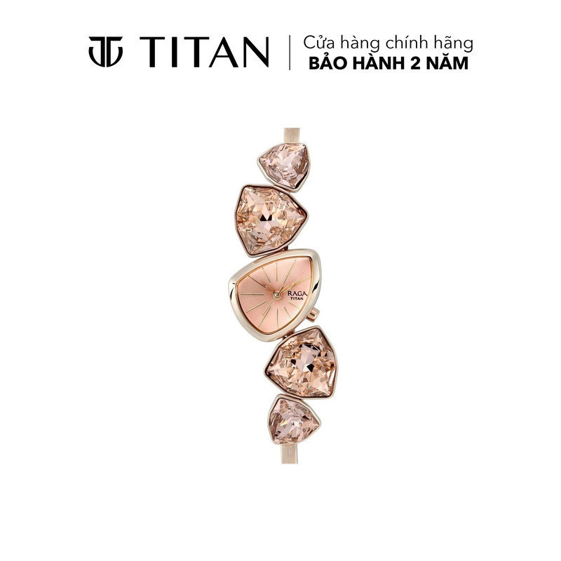 ng h N TITAN day kim lo i Raga I AM mau Vang H ng 23 mm 95095WM01 Shopee Vi t Nam