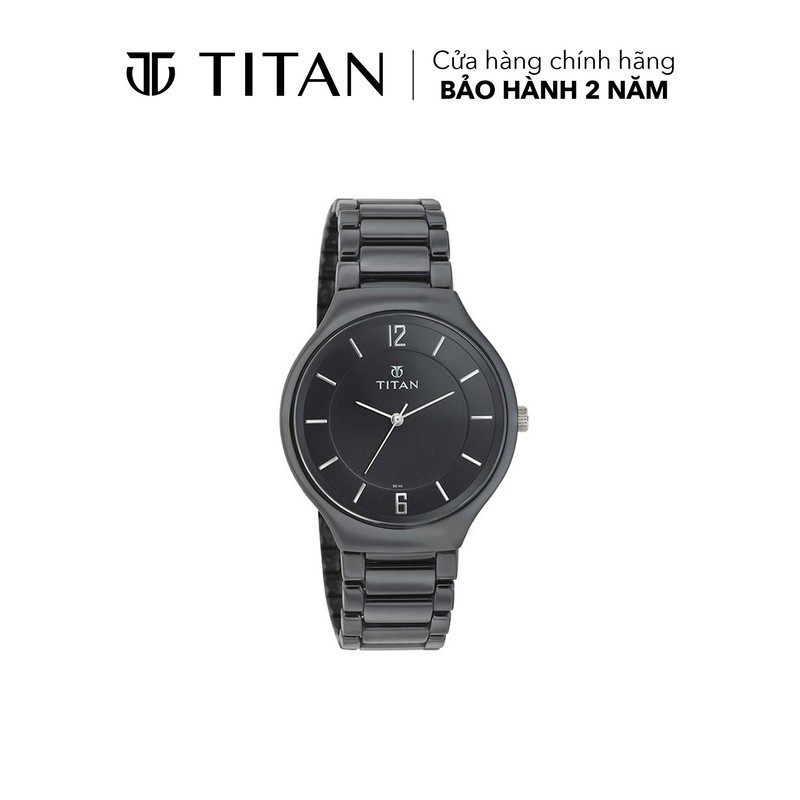 ng h Nam TITAN day g m s CERAMIC mau en 40 mm 90014KC01 Shopee Vi t Nam