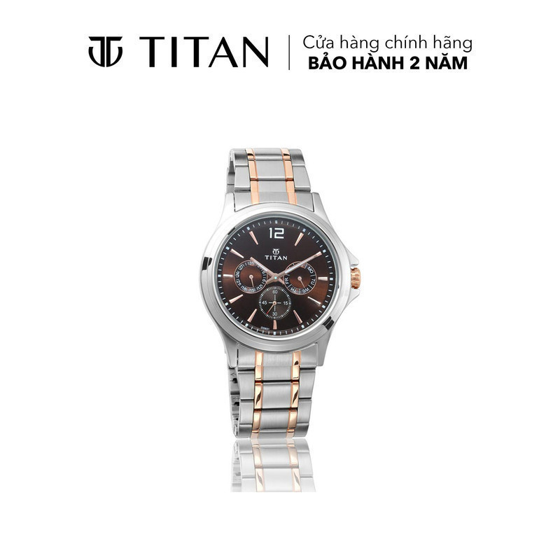 ng h Nam TITAN day kim lo i Gents Neo Royale mau Nau 45 mm 1698KM01 Shopee Vi t Nam