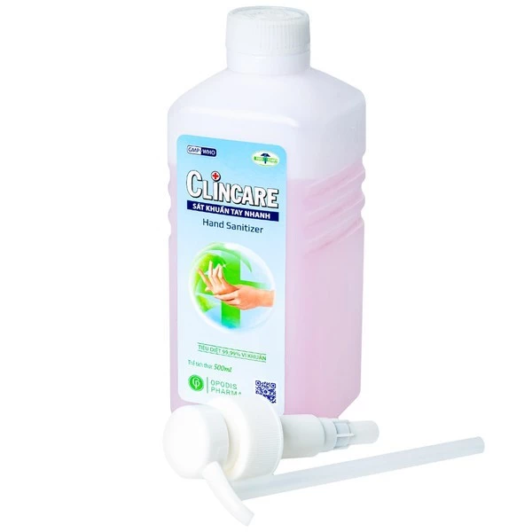 Dung dịch rửa tay sát khuẩn Clincare 500ml