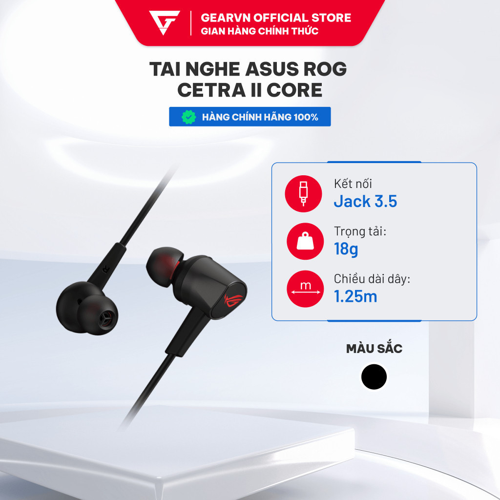 Tai nghe gaming ASUS ROG Cetra II Core