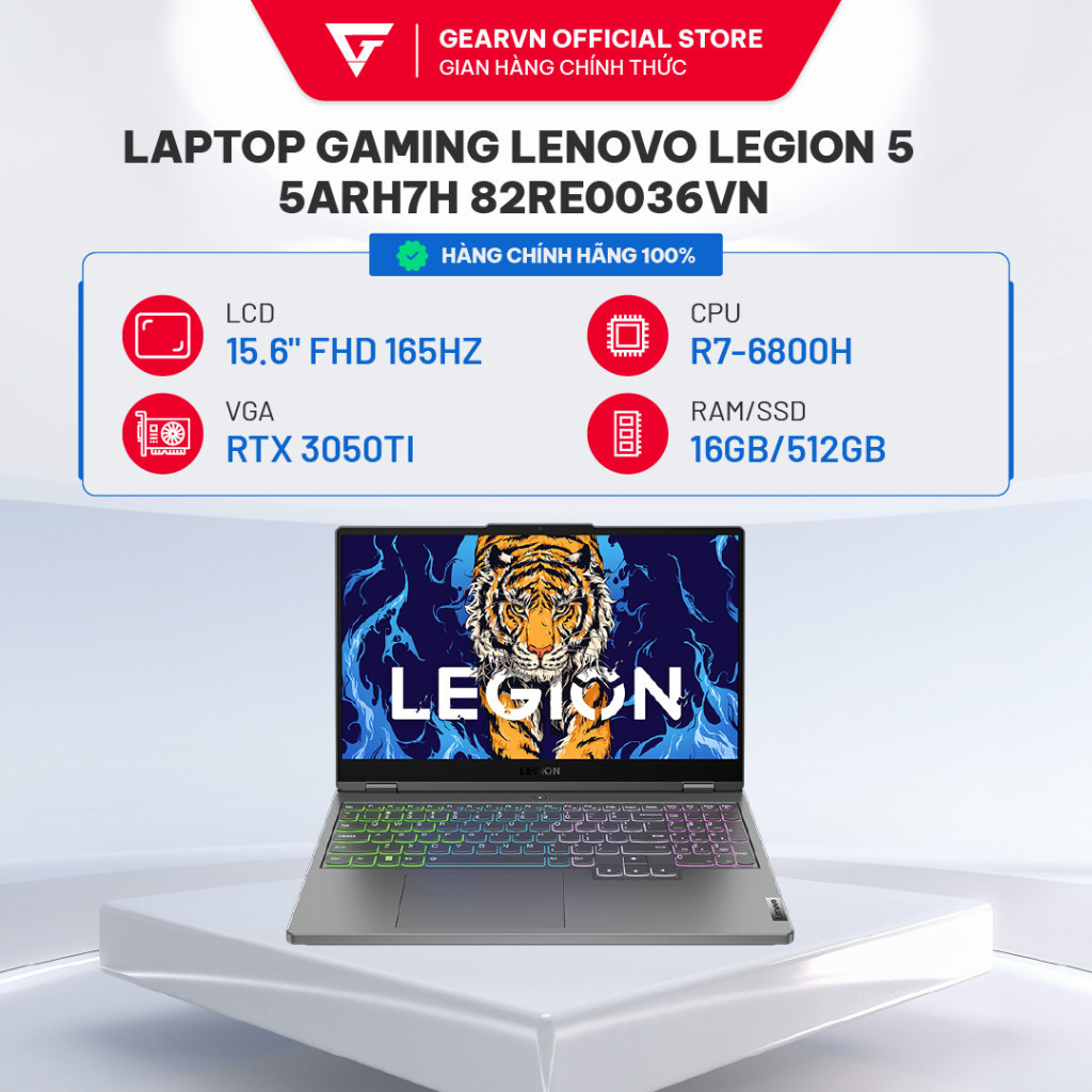 Laptop gaming Lenovo Legion 5 15ARH7H