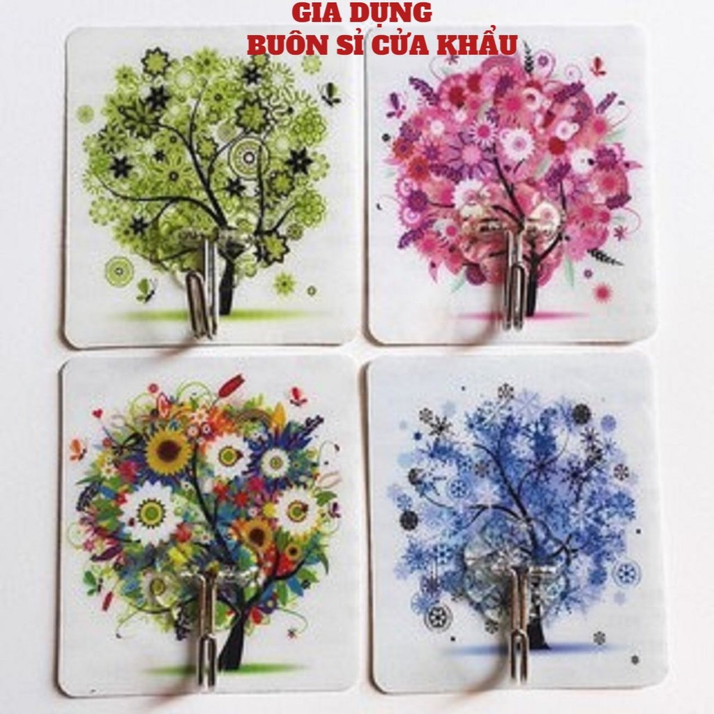 Combo 10 Móc dán tường 3D Siêu Chắc🌳PHAMNGHIEP36🌳 Combo Móc dán tường 3D Siêu Chắc