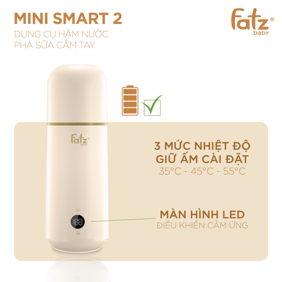 Bình đun và hâm nước pha sữa cầm tay Mini Smart 1 FB3622VA - Smart 2 FB3625VA - Smart 3 FB3621FD - Smart 6 FB3820FD