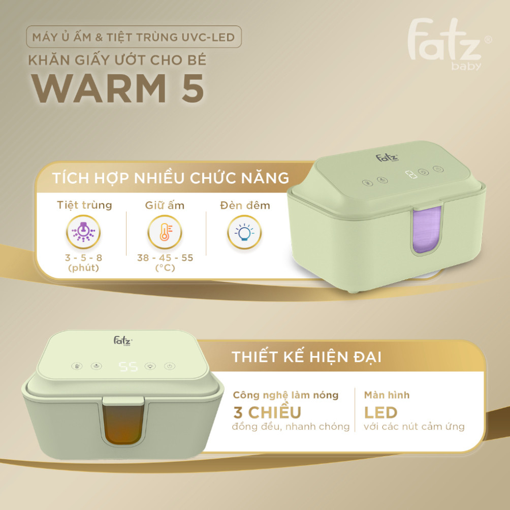 Máy ủ ấm khăn giấy ướt Fatz Baby Warm 1 - Warm 4 - Warm 5 - Warm 6  Bảo Hành 12 Tháng