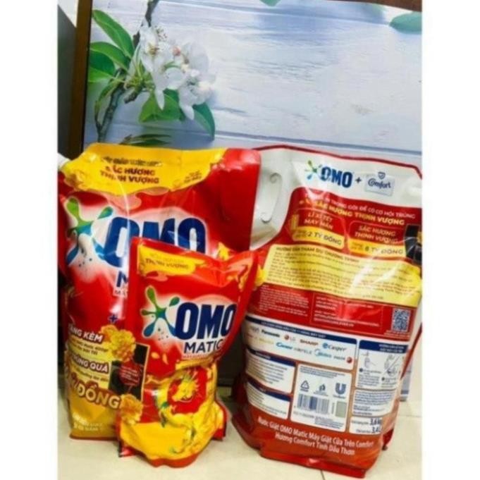 Nước Giặt OMO Matic Túi 3.6Kg/3.9Kg Chính Hãng - Giặt Máy Hiệu Quả