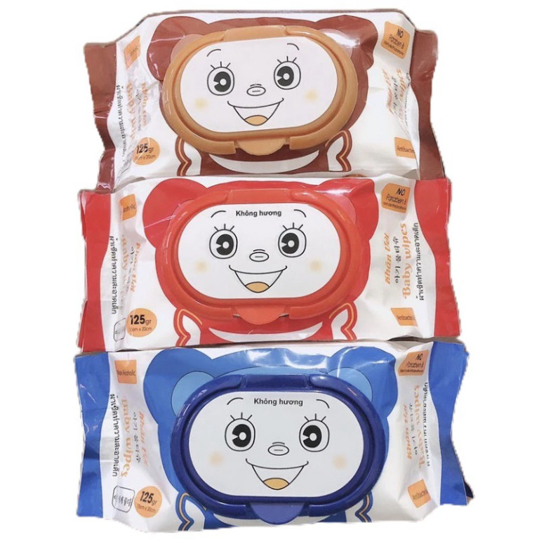 Khăn Ướt Không Mùi Baby Wipes Lộc Phát 600gr Không Cồn, Khăn Mềm Mịn Không Làm Khô Da Tính Năng Giữ Ẩm
