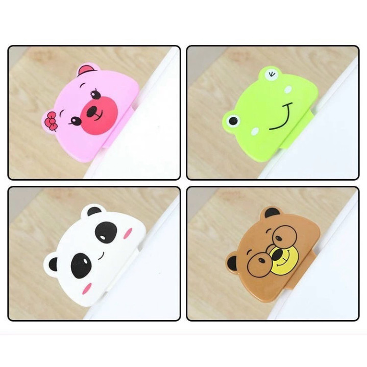 Combo 2 Miếng Dán Nâng Nhấc Mở Lật Nắp Bồn Cầu Họa Tiết Hoạt Hình - Dụng Cụ Tay Cầm Vệ Sinh Sạch Sẽ
