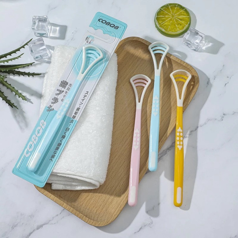 Mua 10 Tặng 1 Combo 3 Dụng Cụ Cạo Lưỡi, Cây Vệ Sinh Lưỡi BQB Mềm Mại