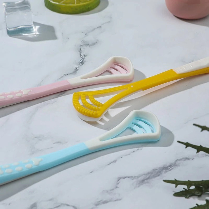 Mua 10 Tặng 1 Combo 3 Dụng Cụ Cạo Lưỡi, Cây Vệ Sinh Lưỡi BQB Mềm Mại
