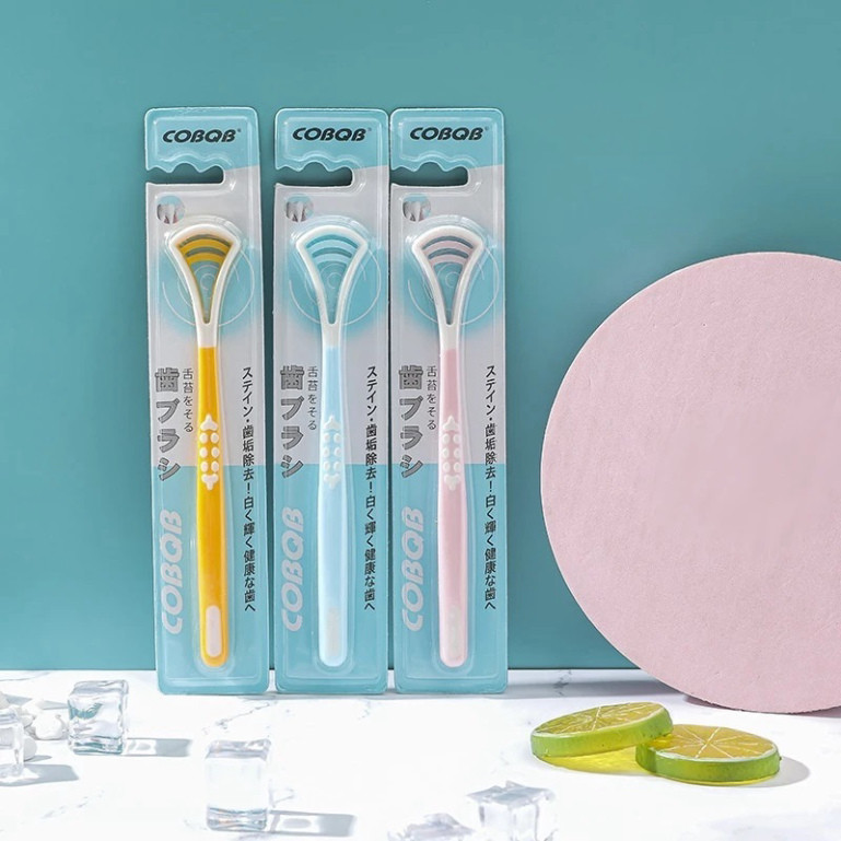 Mua 10 Tặng 1 Combo 3 Dụng Cụ Cạo Lưỡi, Cây Vệ Sinh Lưỡi BQB Mềm Mại