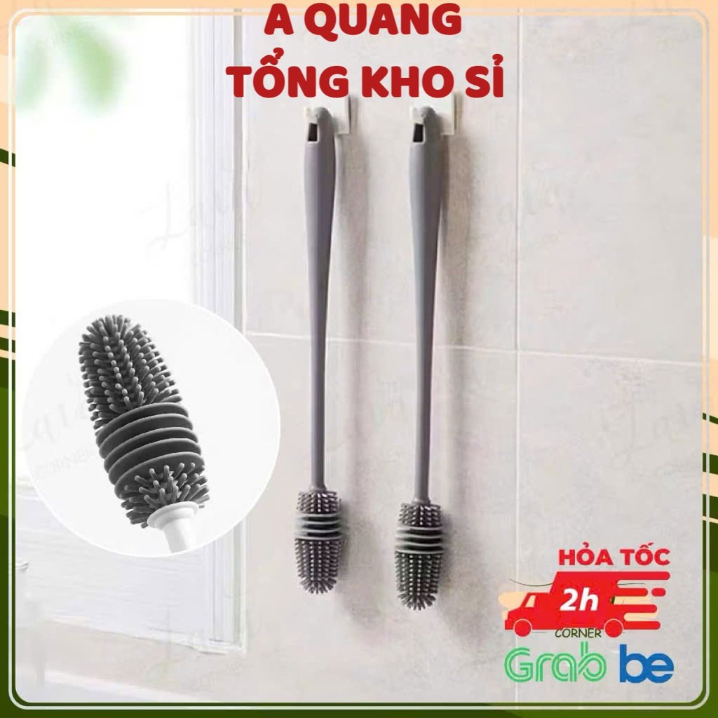 [COMBO 10]CỌ CỐC SILICON,  Cọ silicon rửa ly cốc chén, bình sữa đa năng tiện lợi-MA: CAYCOCOCTIENLOI56