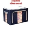TỦ KHUNG THÉP, Túi Đựng Quần Áo Chăn Màn Khung Thép Dày 3mm Vải Oxford Cỡ Lớn 66L, Gấp Gọn Tiện Lợi TUIDUNG019