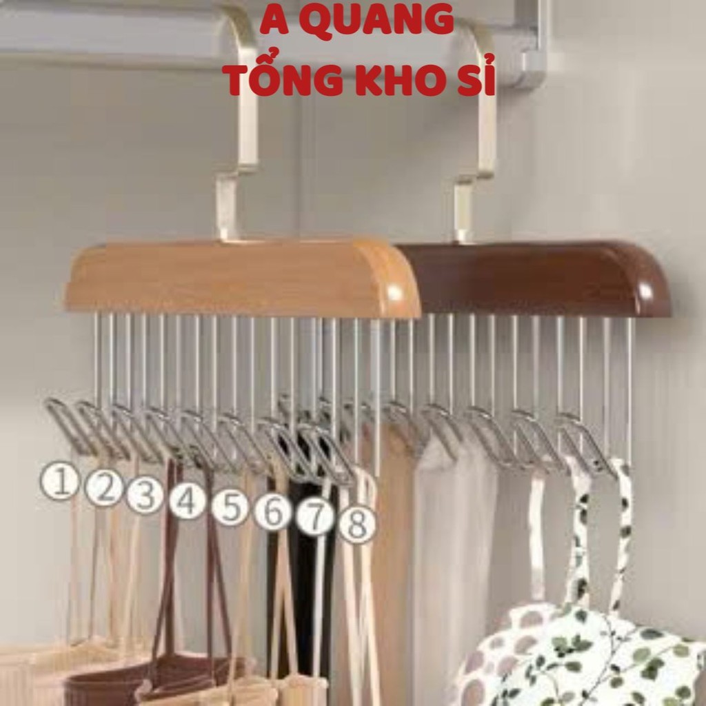 MÓC TREO ĐỒ LÓT,  [XẢ KHO] Móc Gỗ Treo Đồ Lót, Khăn, Thắt Lưng, Cà Vạt, Áo 2 Dây Đa Năng Tiện Dụng-MA: MOCTREODOLOT78