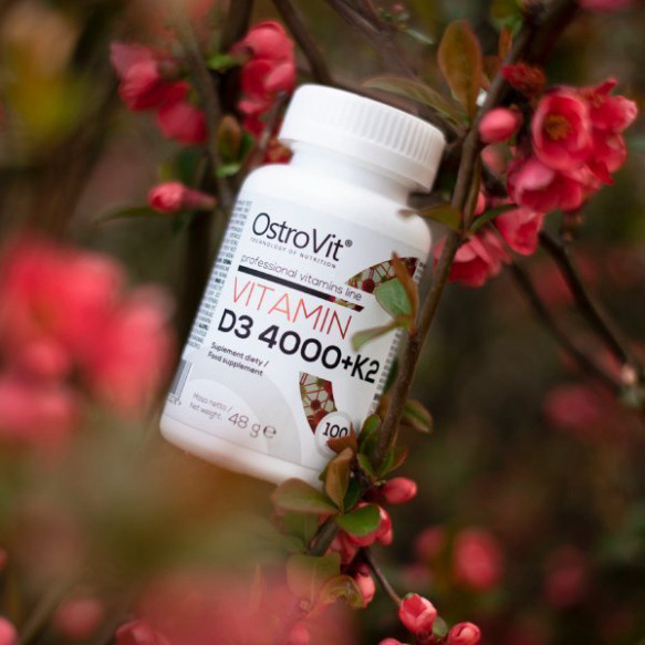 OSTROVIT VITAMIN D3 4000 + K2 , HỖ TRỢ HỆ MIỄN DỊCH, GIÚP XƯƠNG RĂNG CHẮC KHỎE