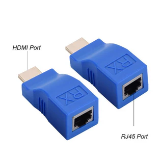 Bộ Khuếch Đại HDMI Qua RJ45 ( Cáp Mạng ) Kéo Dài 30m ( HDMI To Lan ) – HN