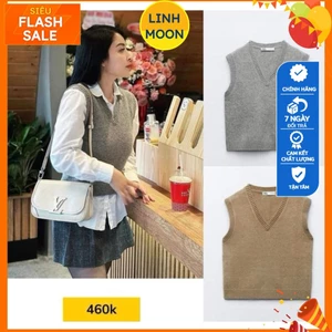 ÁO LEN NỮ, ÁO LEN GILE NỮ ZA.ra CỔ TIM NÂU, XÁM PHỐI ĐỒ CỰC ĐẸP HÀNG XUẤT kèm ảnh thật