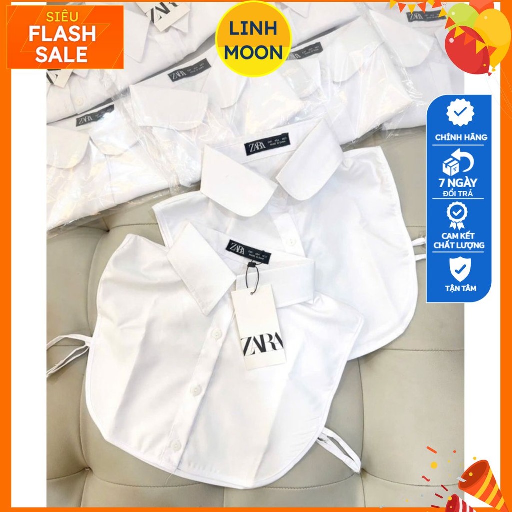 COMBO 2 Cổ áo sơ mi nữ có thể tháo rời chất đẹp dễ phối đồ siêu xinh kèm ảnh thật