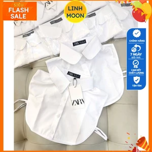 COMBO 2 Cổ áo sơ mi nữ có thể tháo rời chất đẹp dễ phối đồ siêu xinh kèm ảnh thật