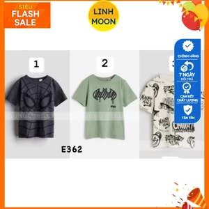COMBO SÉT 3 ÁO IN HÌNH NGƯỜI NHỆN CHO BÉ TRAI CHẤT MỀM ĐẸP 2024