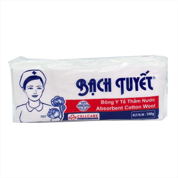 Bông gòn y tế Bạch Tuyết gói 25g/45g/100g - Dùng chăm sóc cá nhân và chăm sóc y tế