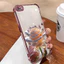 Ốp Lưng Cho iphone 7 8 6 6s Vỏ Điện Thoại Mới Nhất Mạ Điện Hoạt Hình Họa Tiết Hoa Hồng Chống Rơi Và Chống Sốc Điện Thoại Mềm