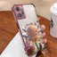 Ốp Lưng Cho redmi note 12 4g Vỏ Điện Thoại Mới Nhất Mạ Điện Hoạt Hình Họa Tiết Hoa Hồng Chống Rơi Và Chống Sốc Điện Thoại Mềm