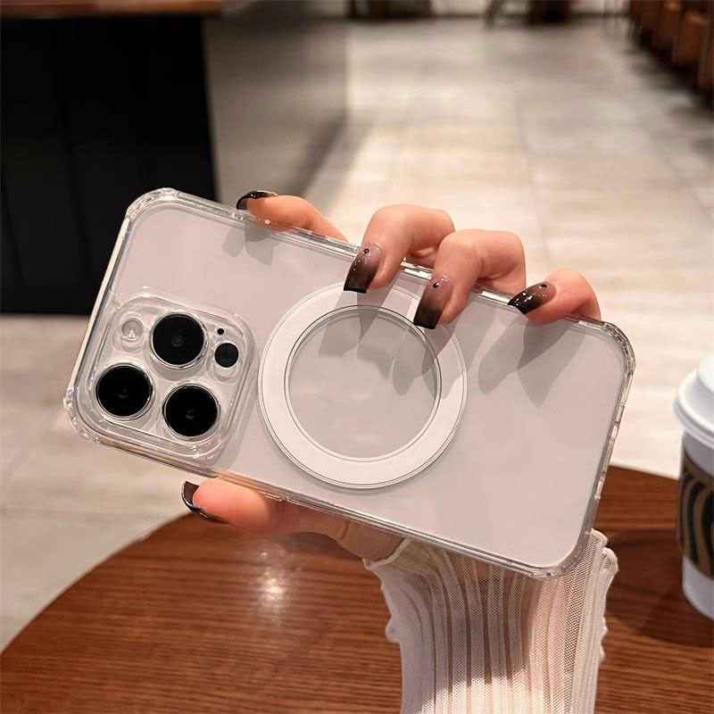 Ốp Lưng Cho samsung s10 s10 plus s10e Bốn Góc Chống Rơi Từ Chức Năng Hút Điện Thoại Mềm Chống Thấm Nước Và Chống Sốc